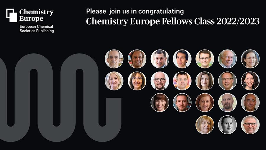 Chemistry Europe publiceert Fellows voor 2022/23 Class
