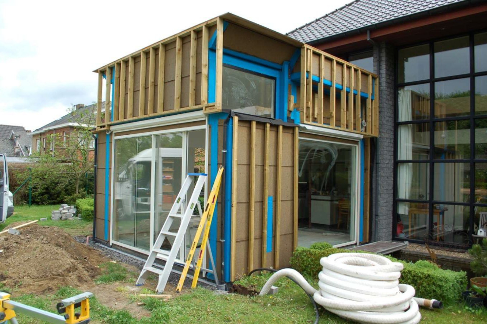 houtskeletbouw, akoestiek, gevelbouw