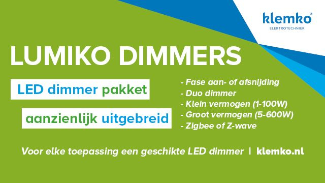 VOOR ELKE TOEPASSING EEN GESCHIKTE LED DIMMER OF STURING