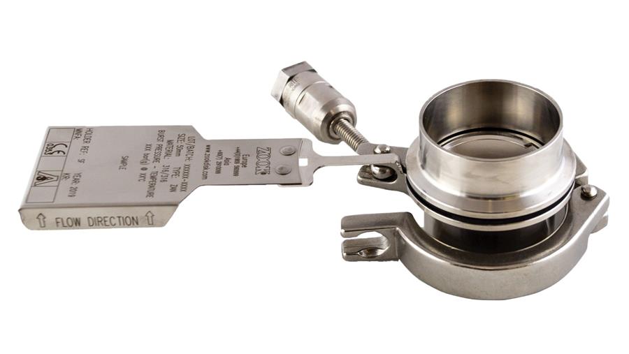 NIEUW EN UNIEK ONTWERP ZANITARY-BREEKPLAAT BIEDT EXTRA VEILIGHEID IN SANITAIRE PROCESSEN