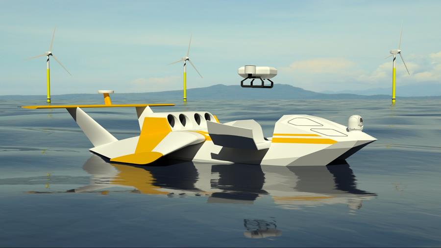 Des drones pour les travaux de maintenance en mer