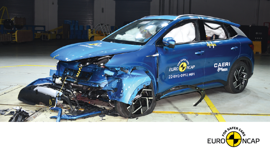 Acht fabrikanten behalen een Euro NCAP 5-sterrenrating