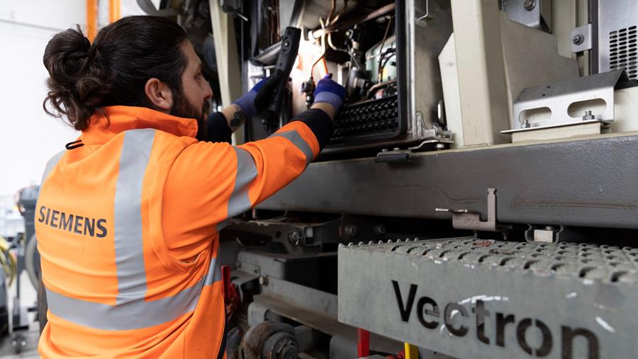 Update onderhoud Vectron-locomotieven in haven Antwerpen