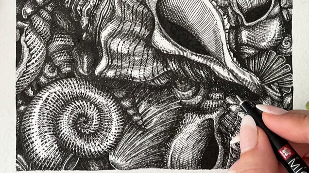 Sakura Pigma Micron Black Edition sets + gratis etui