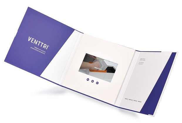 Wilt u communicatie met de WOW-factor? Venttri biedt een video presentatiemap