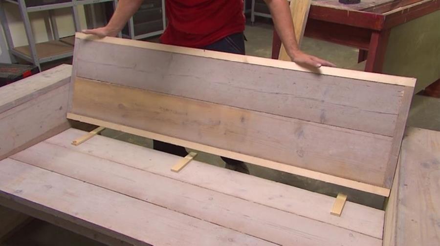 Hoe zelf een tuinbank maken