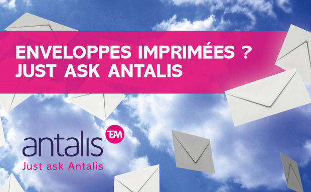 Venez également chez Antalis pour vos enveloppes imprimées