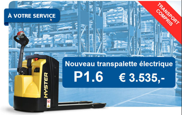 A premium pallettruck, P1.6, de 3535 Euro