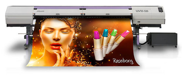 NOUVEAU ! La MIMAKI UJV55-320 en primeur lors des Journées Portes Ouvertes chez IGEPA/SAGAM !