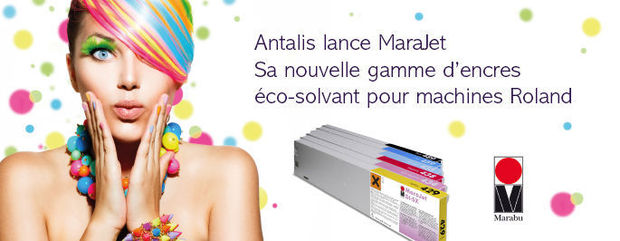 Antalis lance les encres MaraJet pour imprimantes Roland