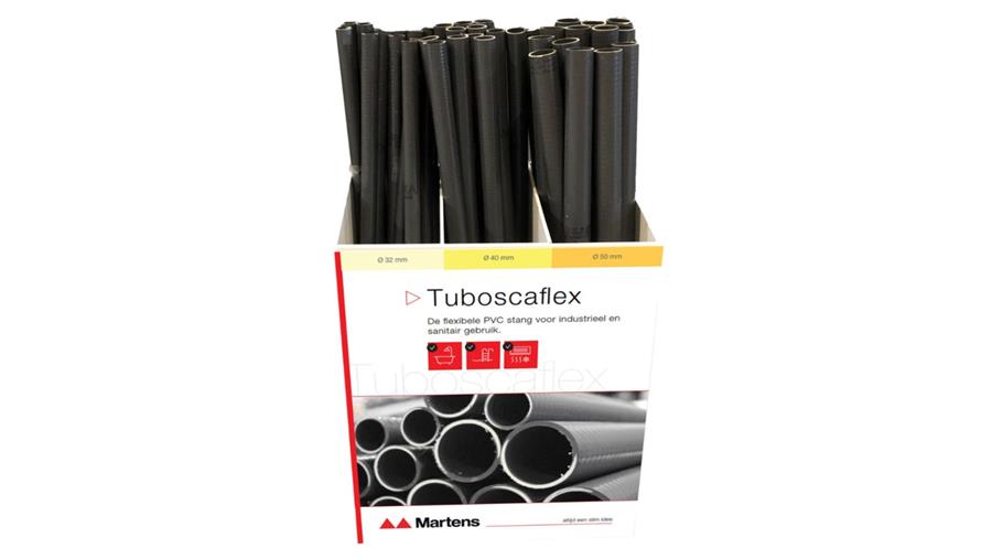Martens Kunststoffen lanceert unieke displays voor pvc-slangen