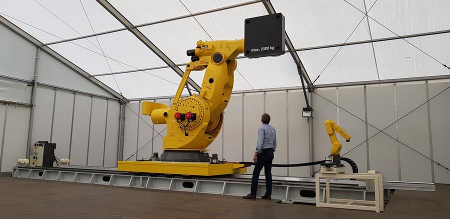 Pollers bouwt spoor voor 's werelds grootste robot