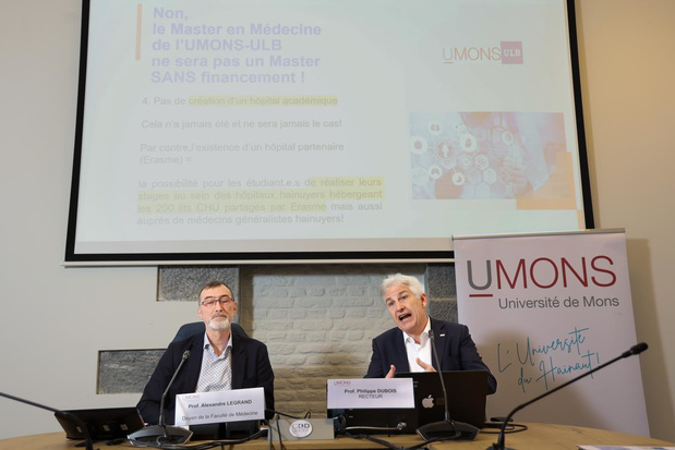 Le nouveau master en médecine démarre à l'UMons