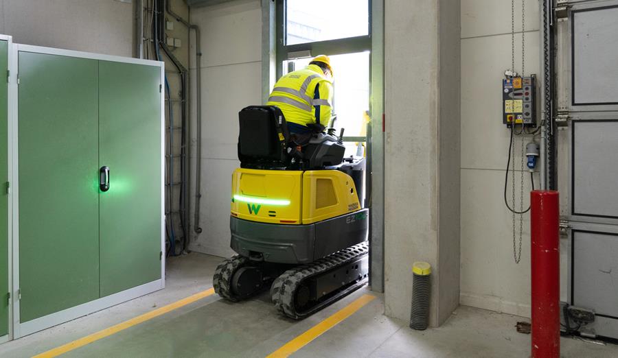 Wacker Neuson EZ10e werkt zonder lokale uitlaatgasemissies