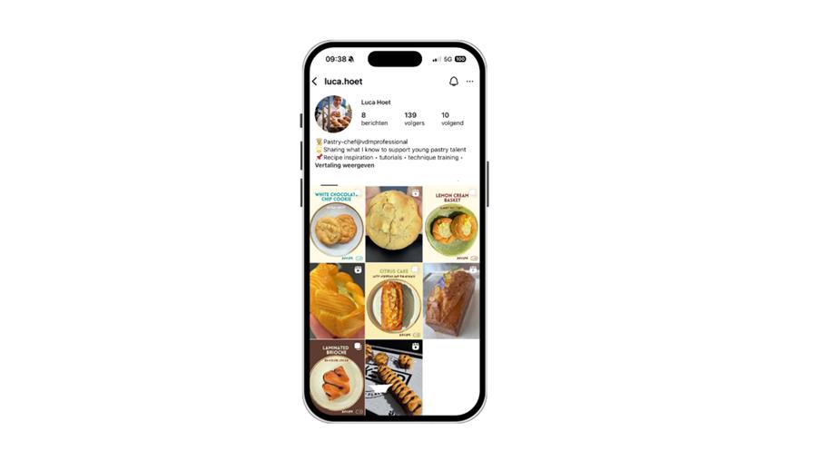 NOUVEAU : chef pâtissier devient influenceur culinaire
