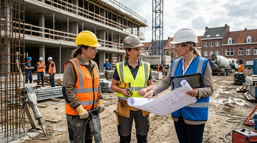 Plus de femmes indépendantes dans la construction