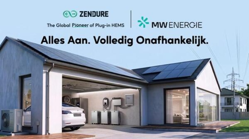 Zendure en MW Energie lanceren eerste plug-in HEMS voor hele woning