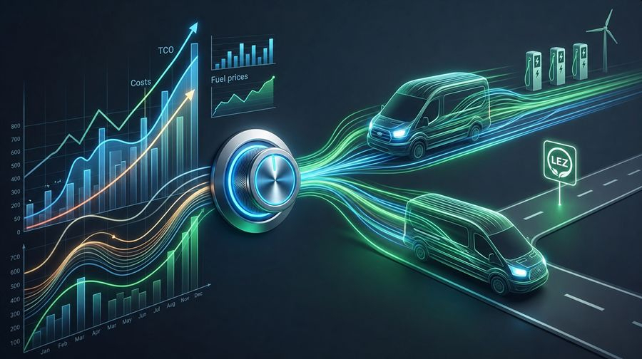 E-Switch Assist: Ford Pro-simulator om uw fleet te vergroenen