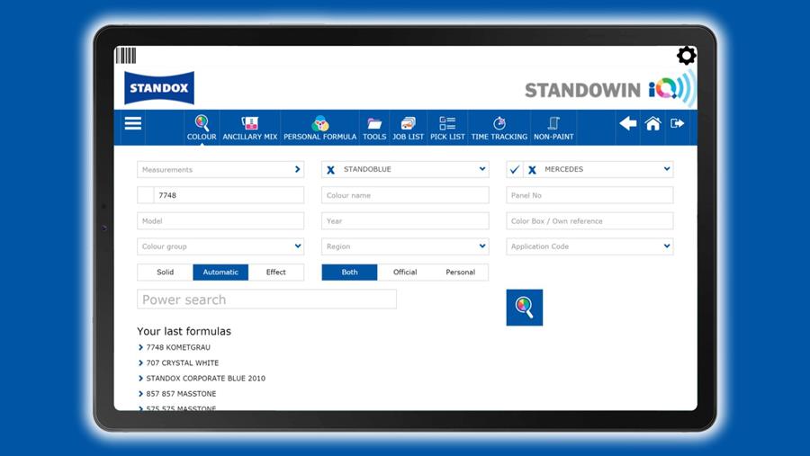 Doordacht digitaal: kleurbeheer via de Standowin iQ-app